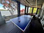 Ping Pong and Lounge area on Lower Level Deck